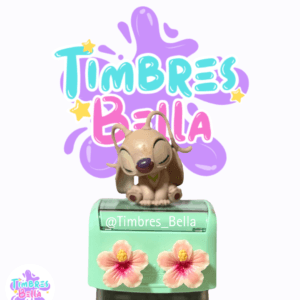 Timbre Escritorio Stitch Ángel